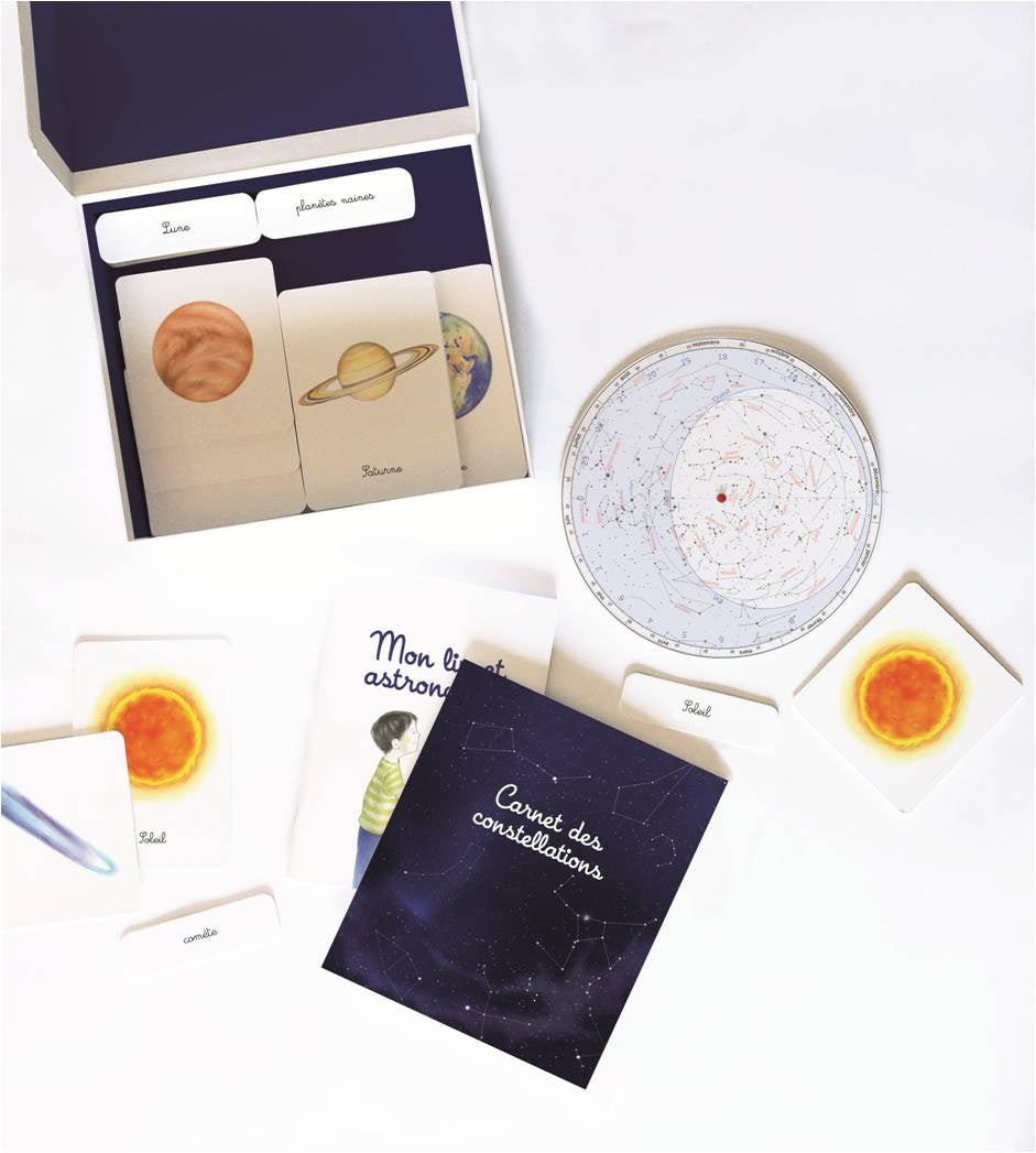 Nathan - Mon coffret Montessori d'astronomie