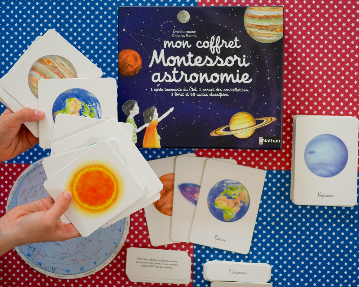 Nathan - Mon coffret Montessori d'astronomie