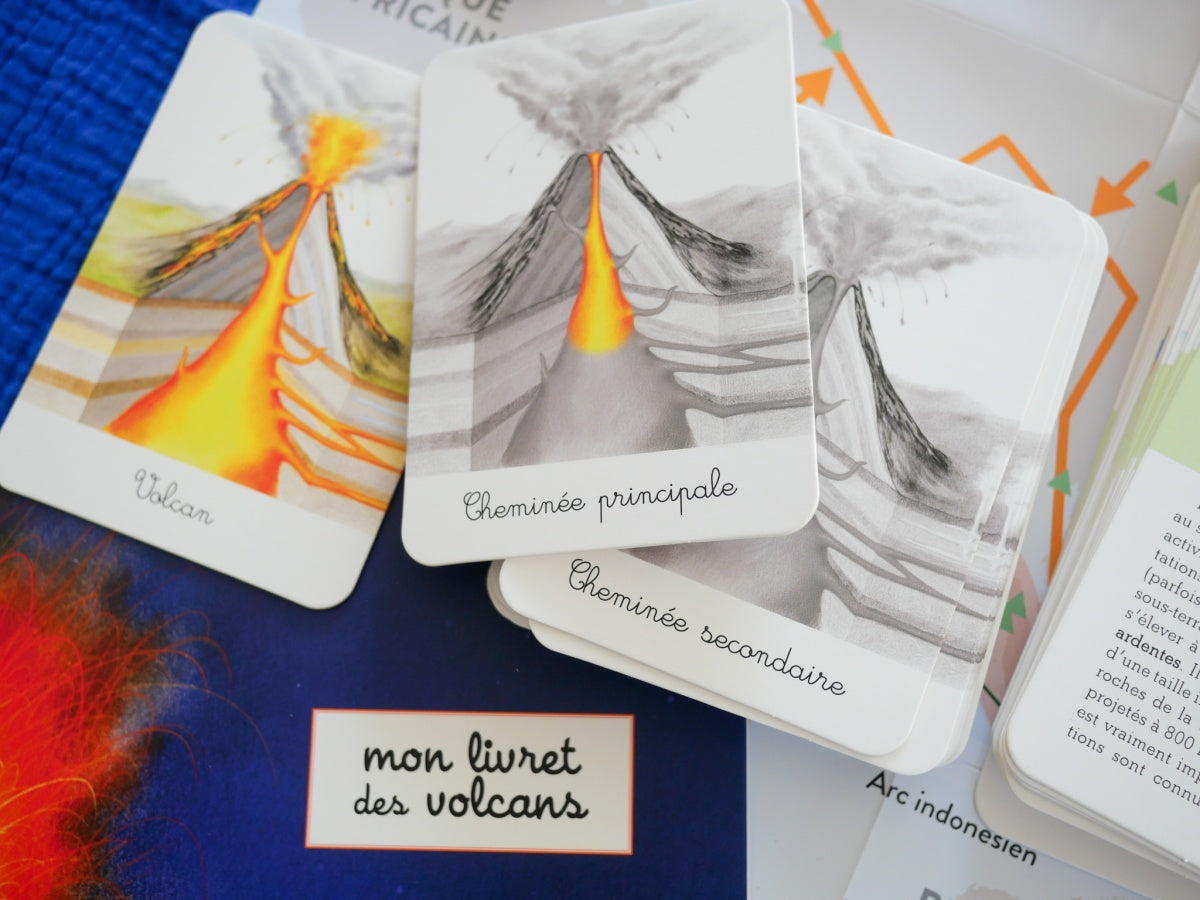 Nathan - Mon coffret Montessori Les Volcans