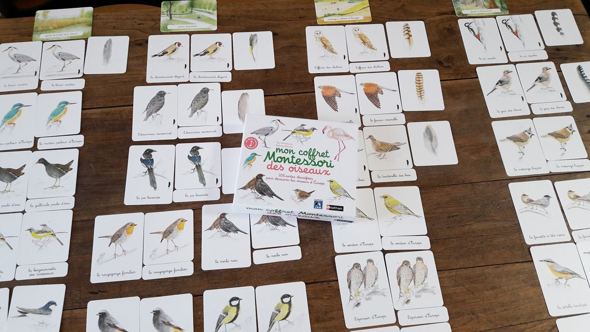 Nathan - Mon coffret Montessori Oiseaux