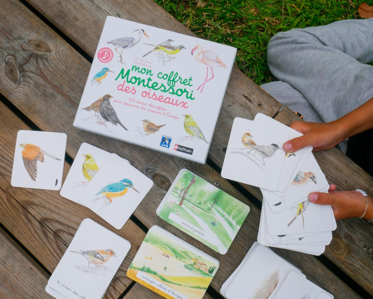 Nathan - Mon coffret Montessori Oiseaux