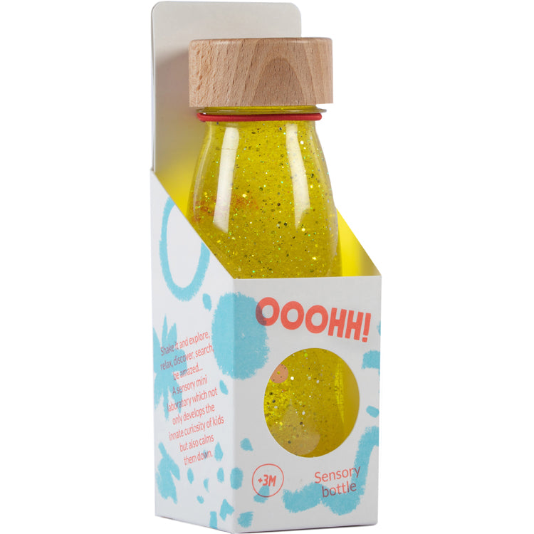 Petit boum - Bouteille sensorielle Float Jaune