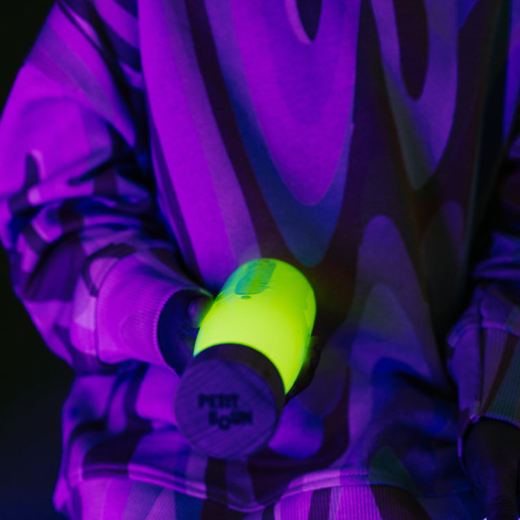 Petit boum - Bouteille sensorielle Float Jaune Fluo