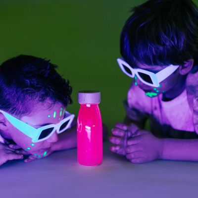 Petit boum - Bouteille sensorielle Float Rose Fluo