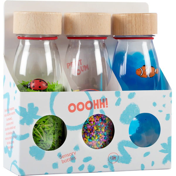 Petit boum - 3 Bouteilles sensorielles Pack Eco