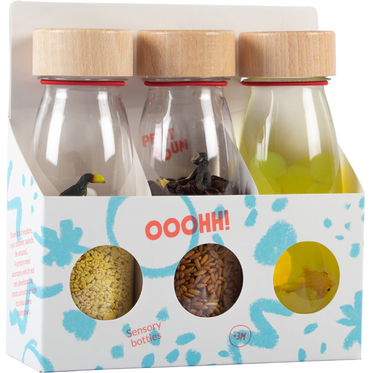 Petit boum - 3 Bouteilles sensorielles Pack Tropical