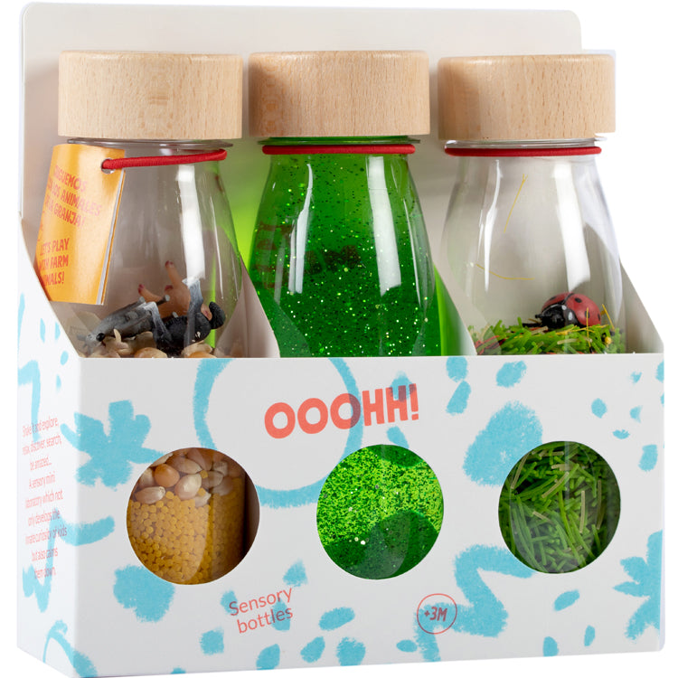 Petit boum - 3 Bouteilles sensorielles Pack Vie