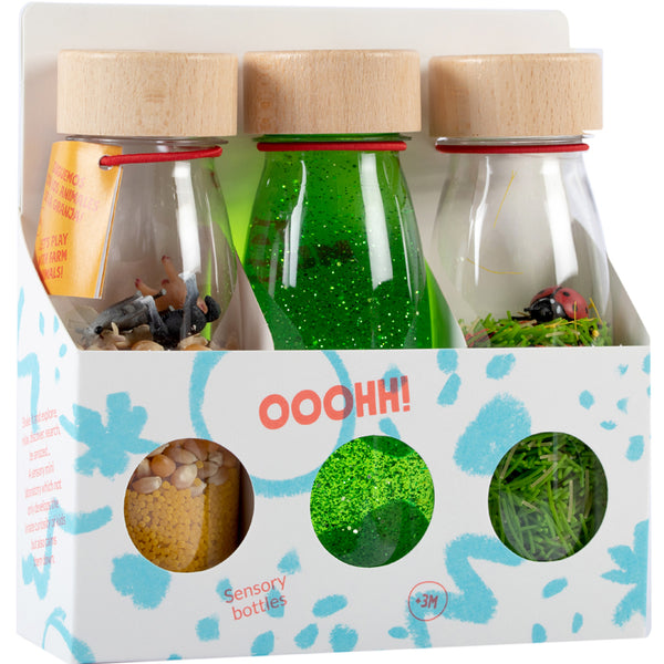 Petit boum - 3 Bouteilles sensorielles Pack Vie