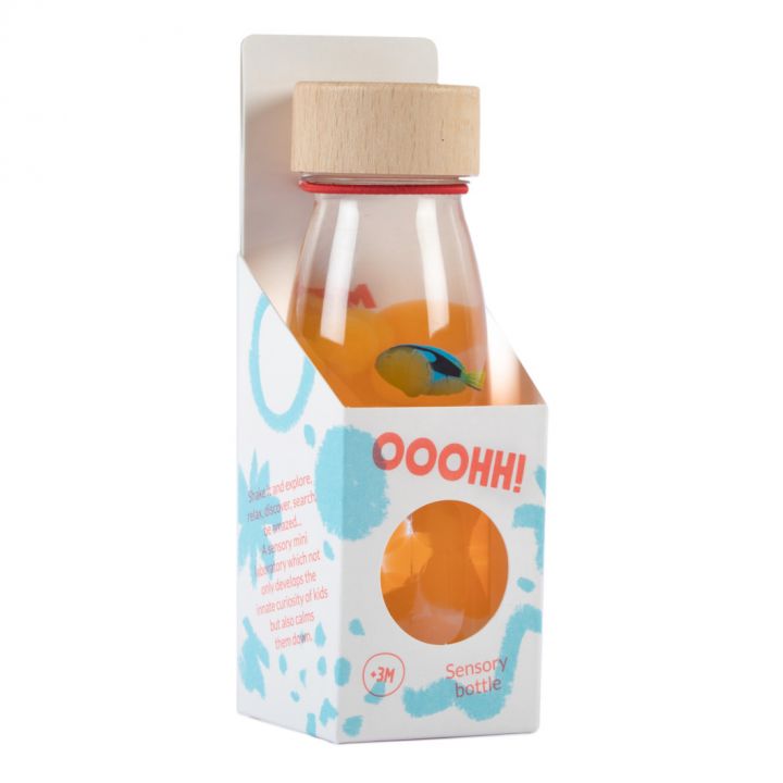 Petit boum - Bouteille sensorielle Sound Poisson bleu