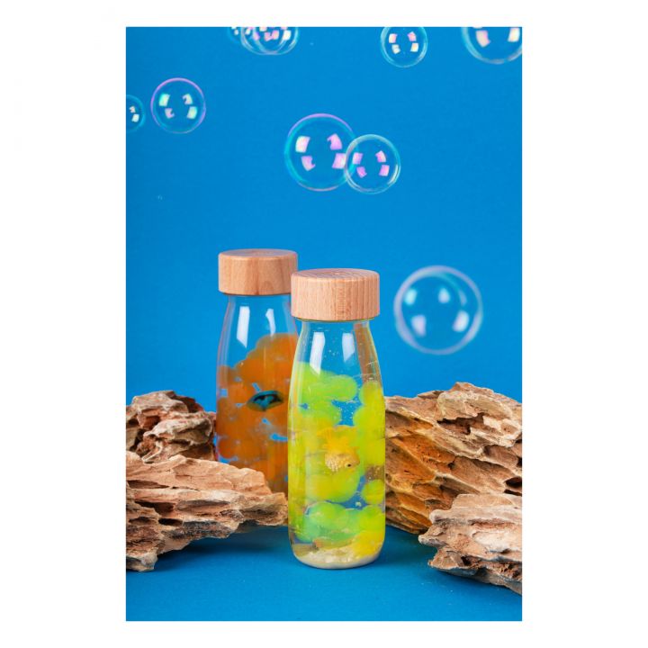 Petit boum - Bouteille sensorielle Sound Poisson bleu