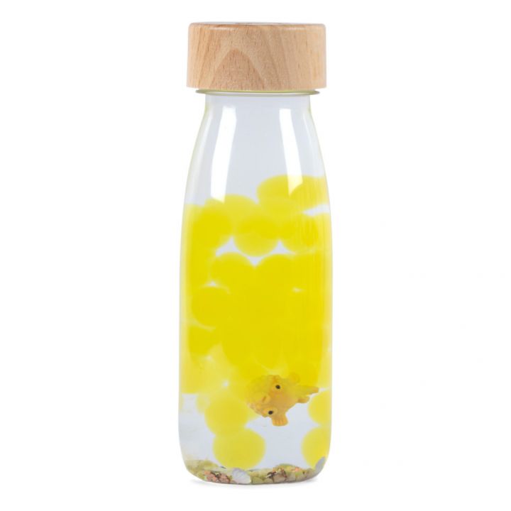 Petit boum - Bouteille sensorielle Sound Poisson jaune