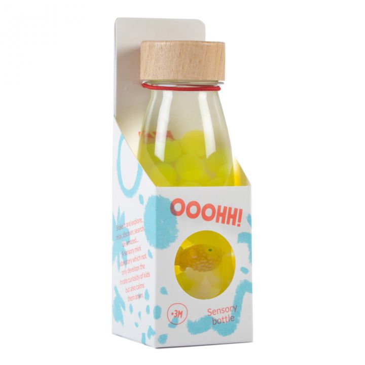 Petit boum - Bouteille sensorielle Sound Poisson jaune