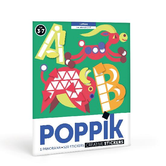 Poppik - Creative Stickers Lettres