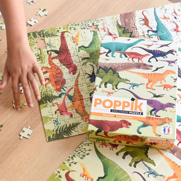Poppik - Discovery Puzzle Dinosaures 280 pcs