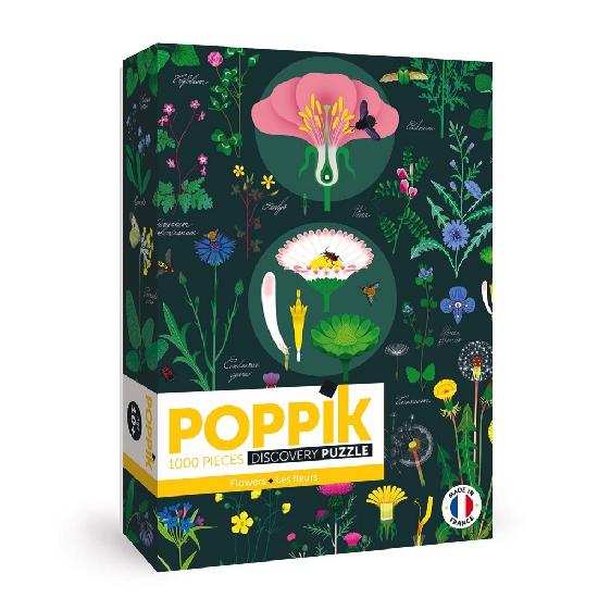 Poppik - Discovery Puzzle Fleurs 1000 pcs