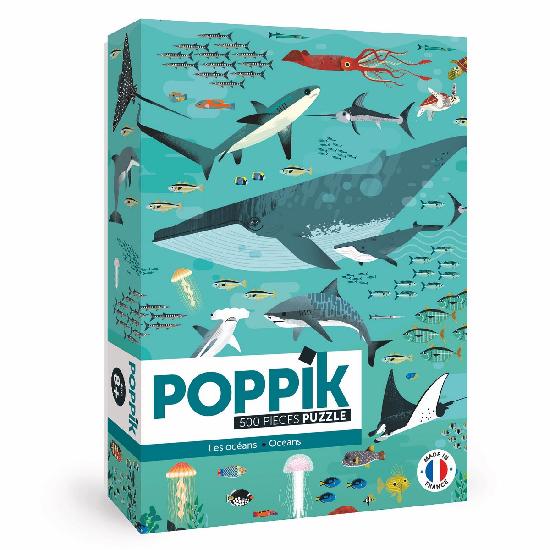 Poppik - Discovery Puzzle Océans 500 pcs