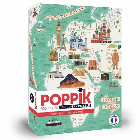 Poppik - Discovery Puzzle Tour du monde 500 pcs