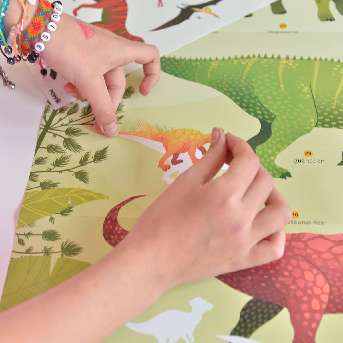 Poppik - Discovery Stickers Dinosaures