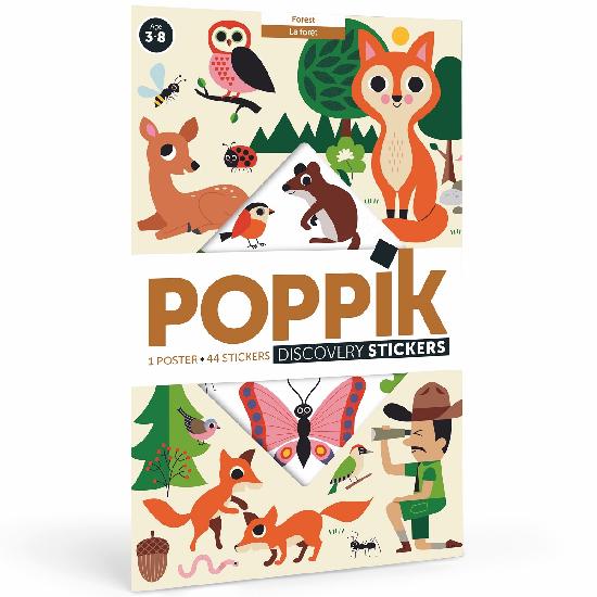 Poppik - Discovery Stickers Forêt