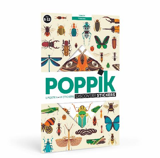 Poppik - Discovery Stickers Insectes