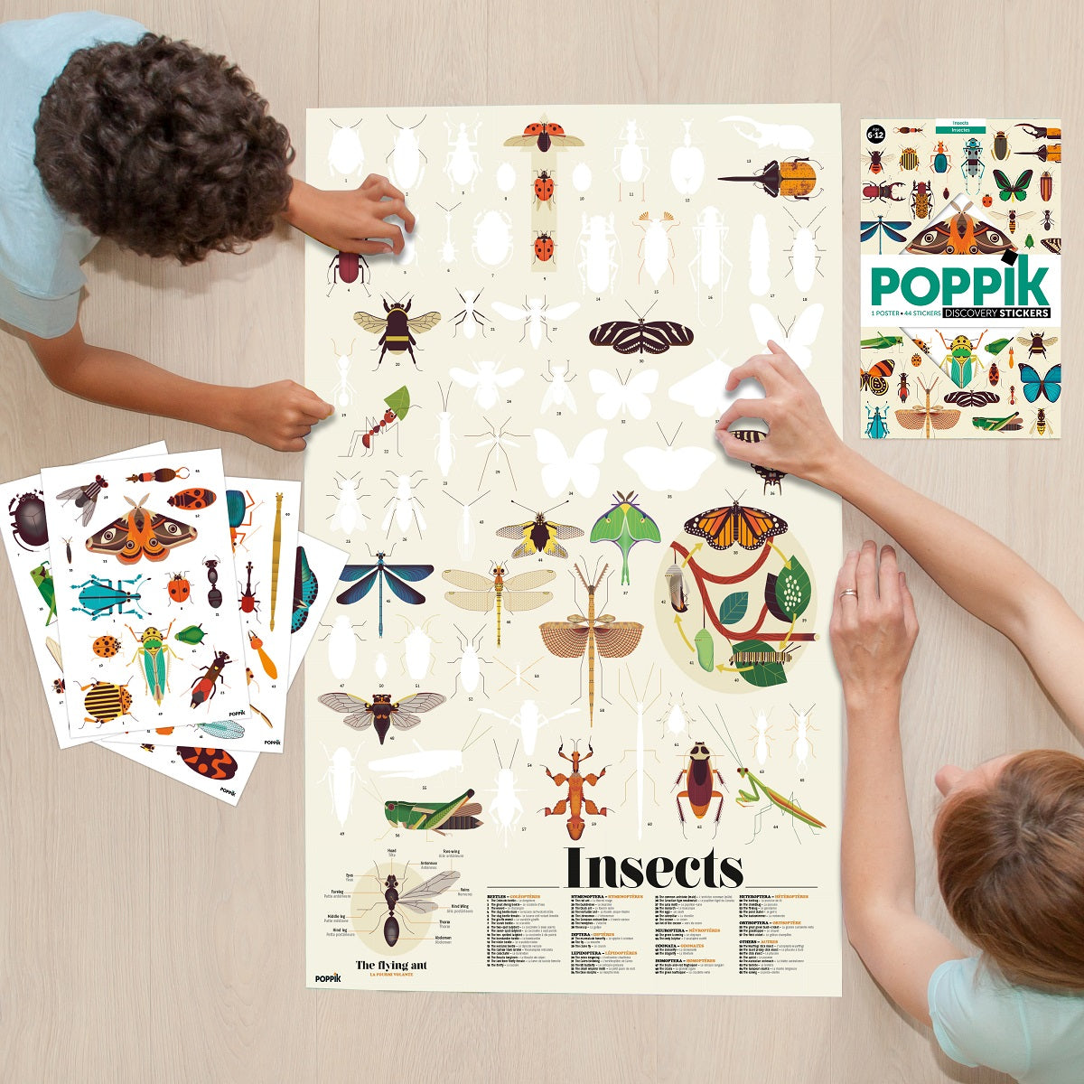Poppik - Discovery Stickers Insectes