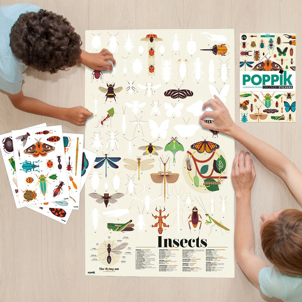 Poppik - Discovery Stickers Insectes