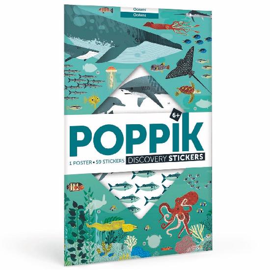 Poppik - Discovery Stickers Océans