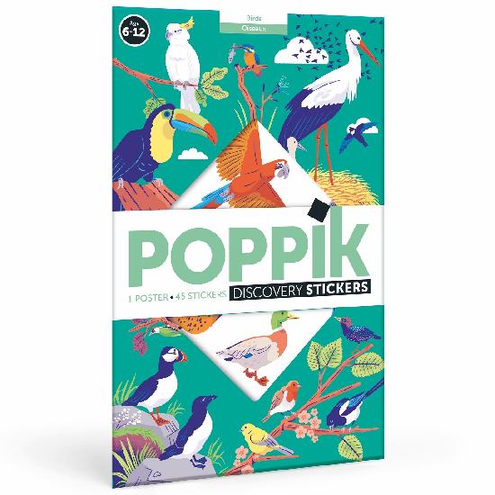 Poppik - Discovery Stickers Oiseaux
