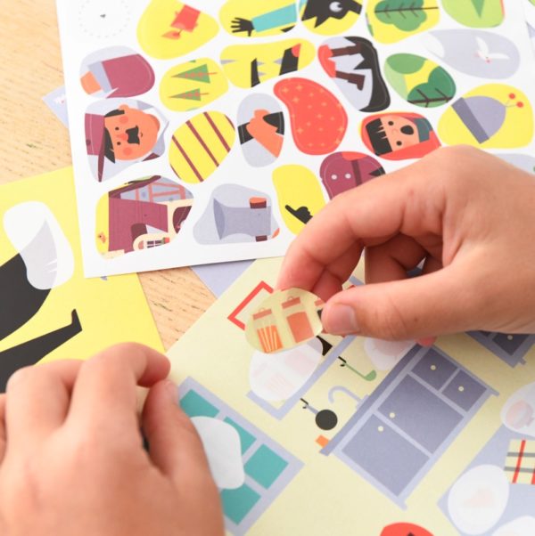 Poppik - Sticker Story Le petit chaperon rouge