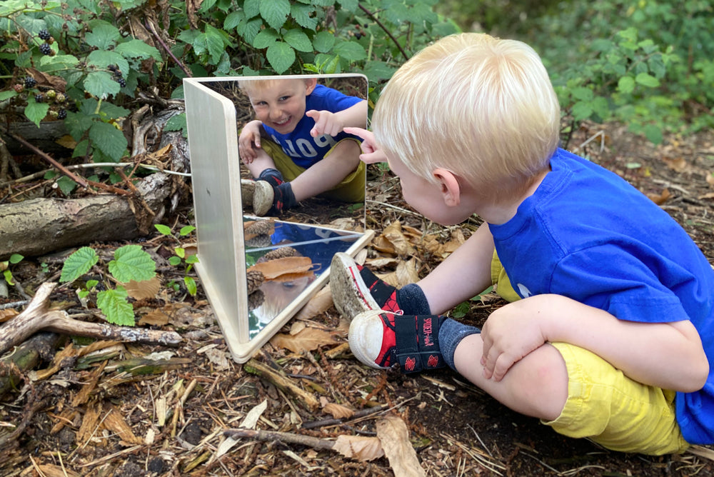 Tickit - Wooden 4-Way Mirror