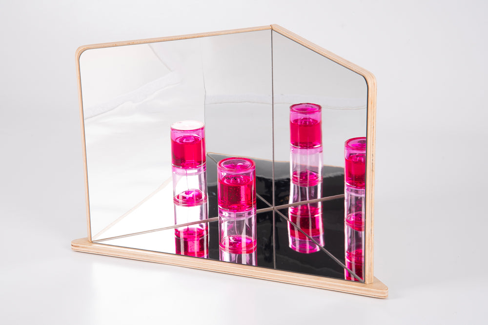 Tickit - Wooden 4-Way Mirror