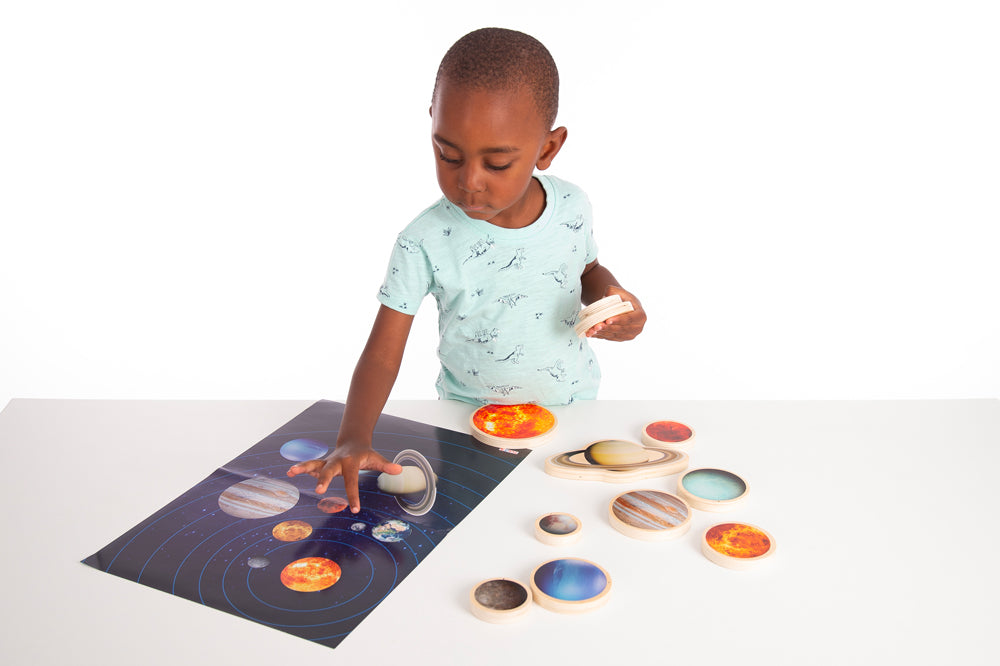 Tickit - Wooden Solar System Discs