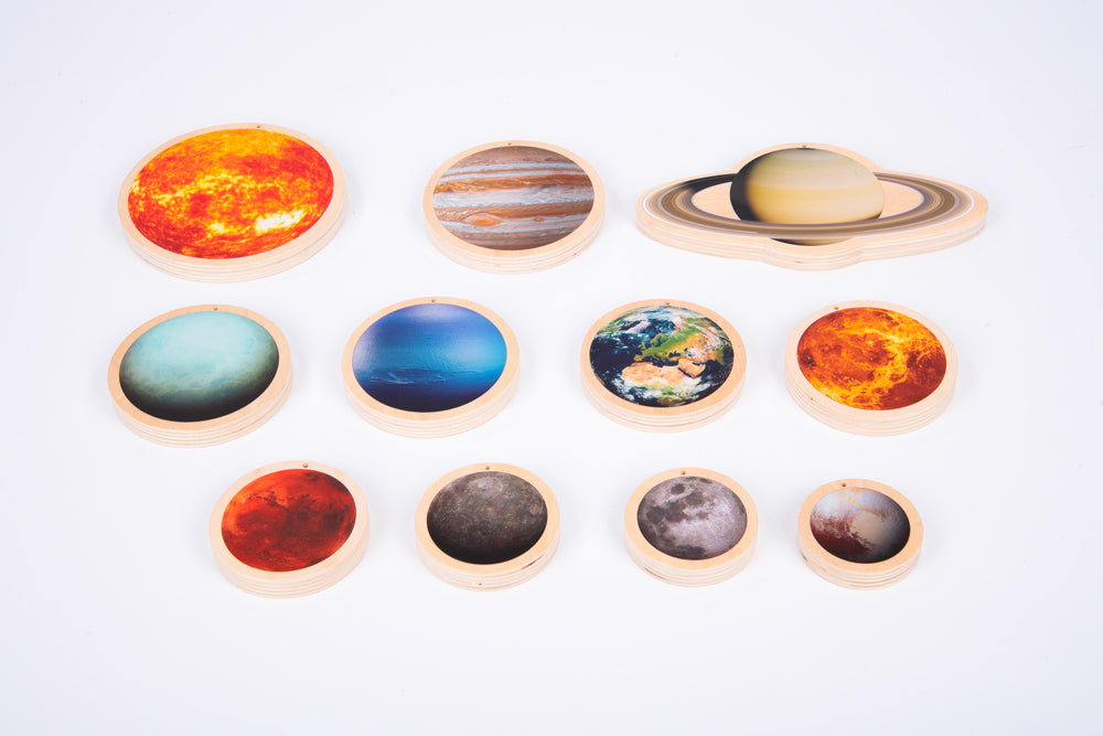Tickit - Wooden Solar System Discs