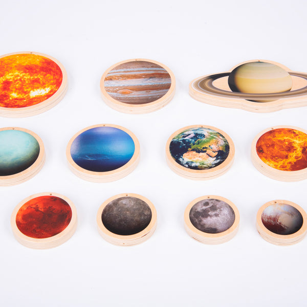 Tickit - Wooden Solar System Discs