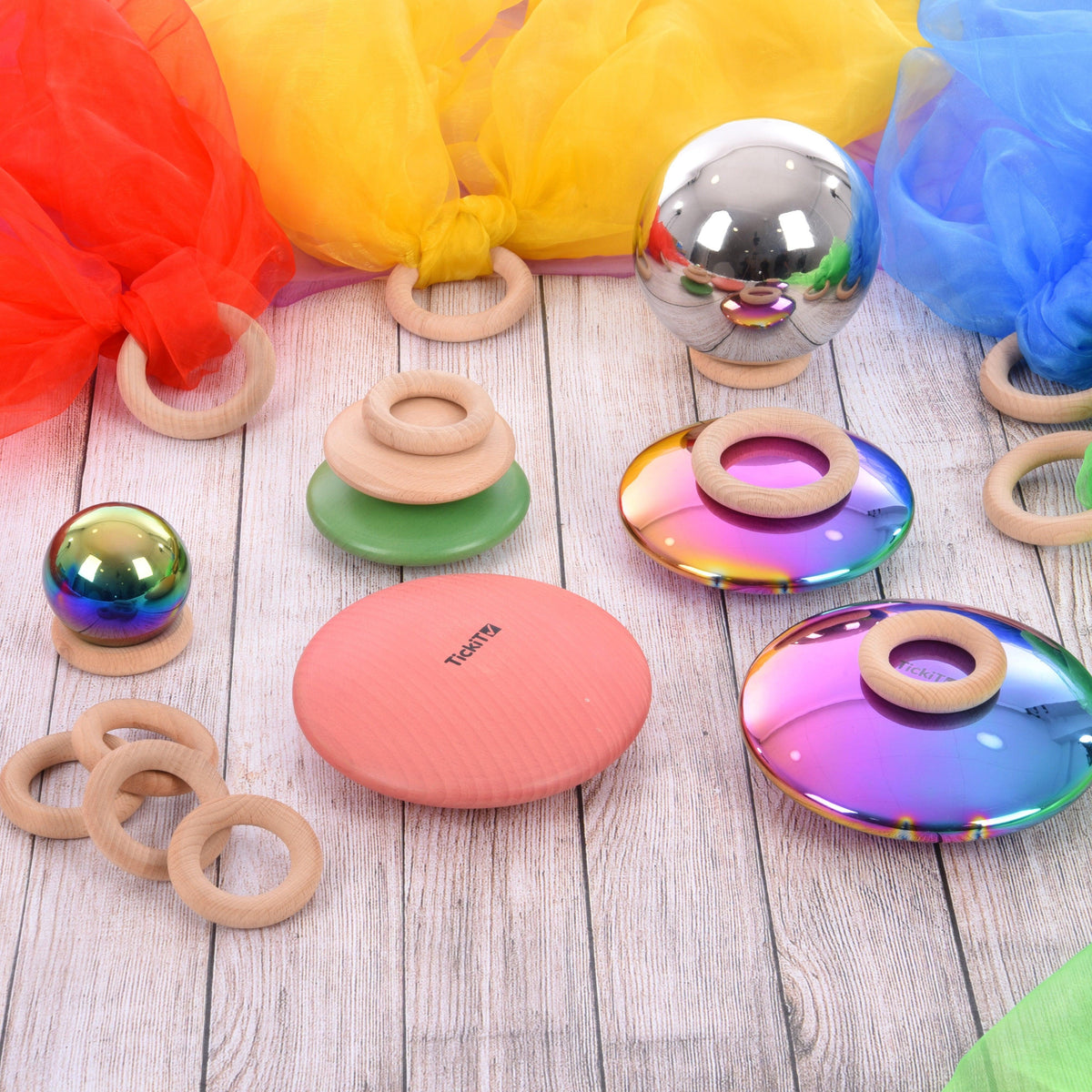 Tickit - Sensory Reflective Colour Burst Buttons