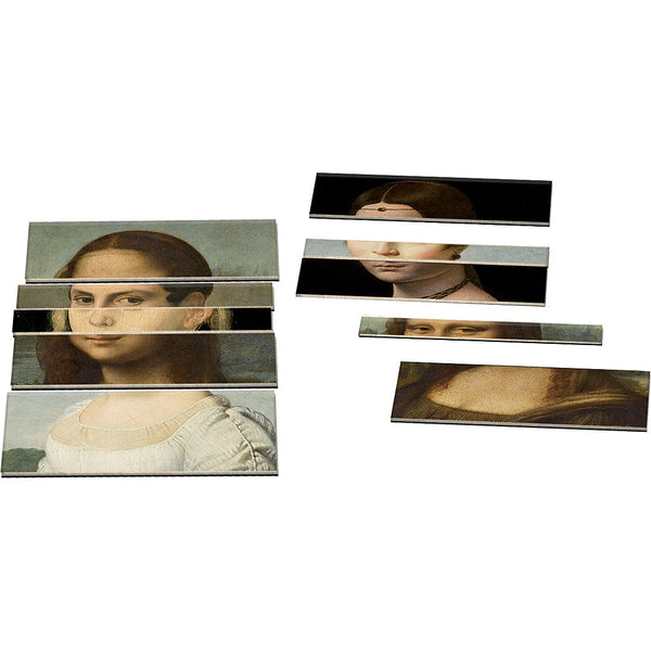 Vilac x Louvre - Méli-Mélo rigolo 5 portraits magnétiques