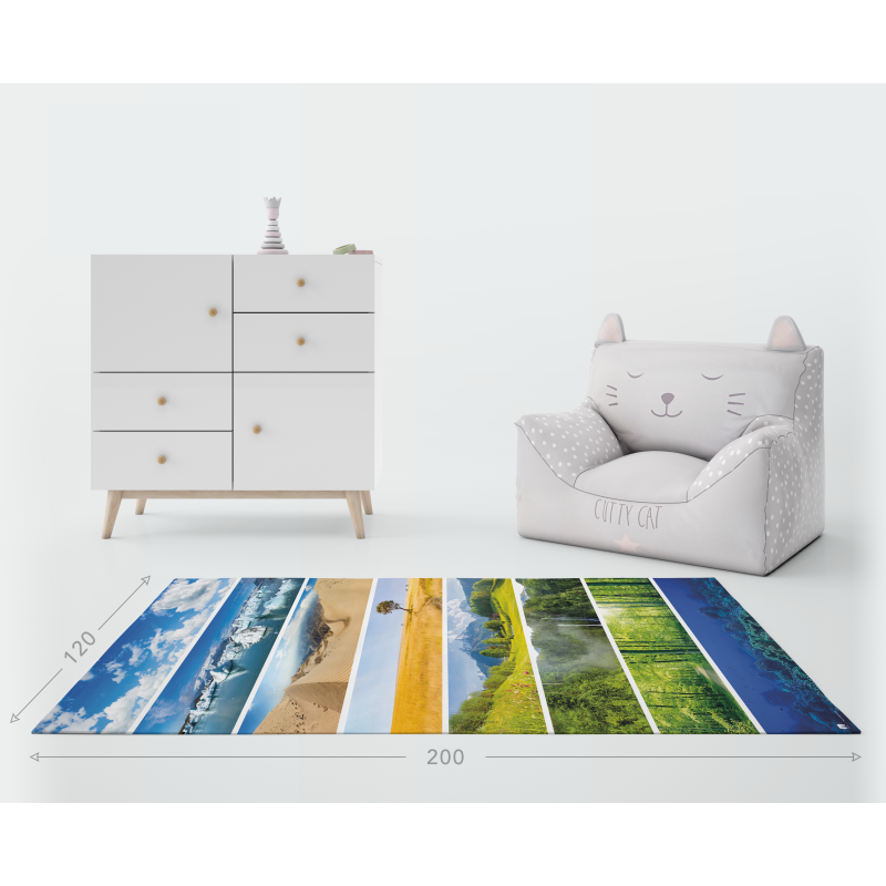 Yahil éditions - Tapis Les Milieux de Vie XXL