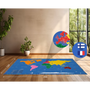 Yahil éditions - Planisphère Montessori Pays & Drapeaux XXL